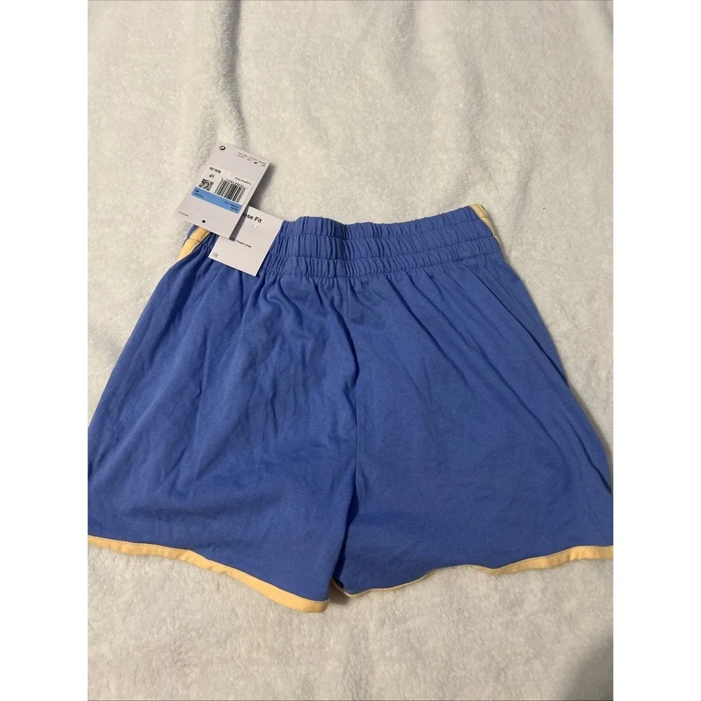 Girls Nike Dri-Fit Running Shorts Blue Medium NWT $38‎